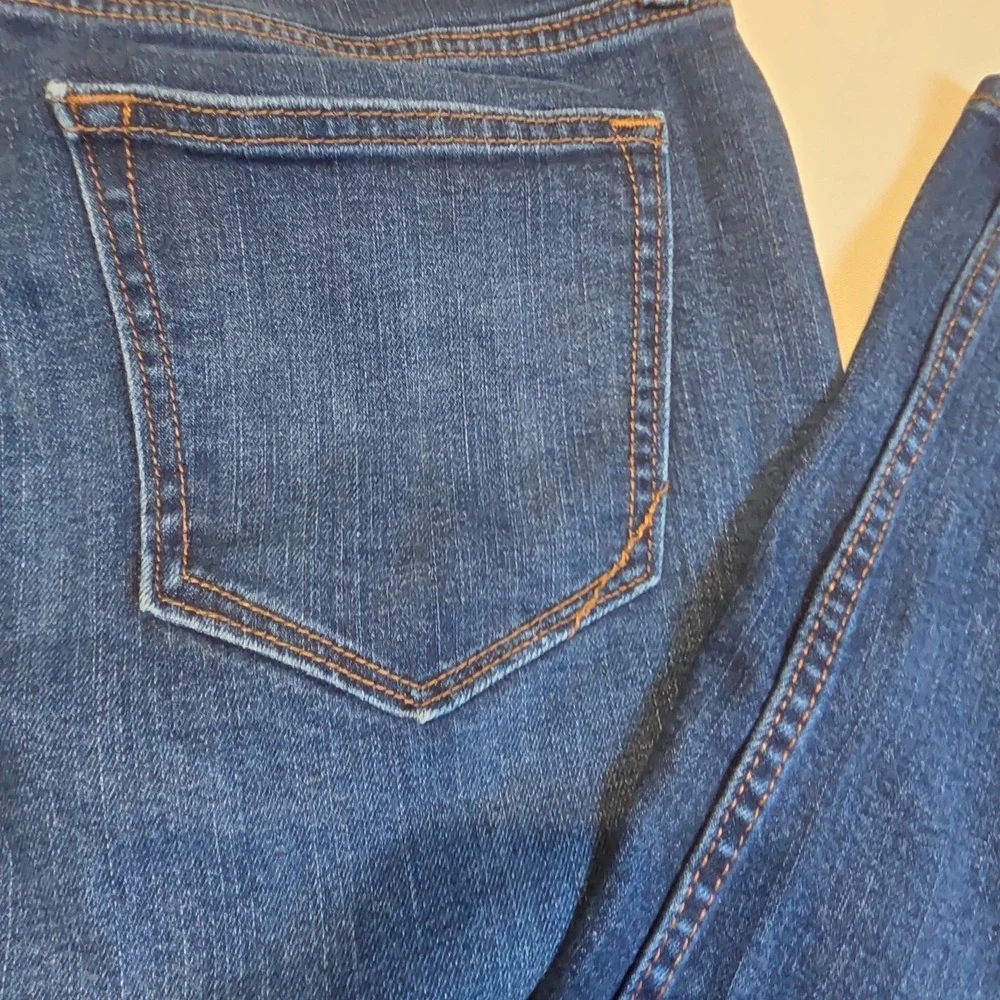 Banana Republic Straight Fit Jeans Mens 32x30 Blue Medium Wash Stretch Denim